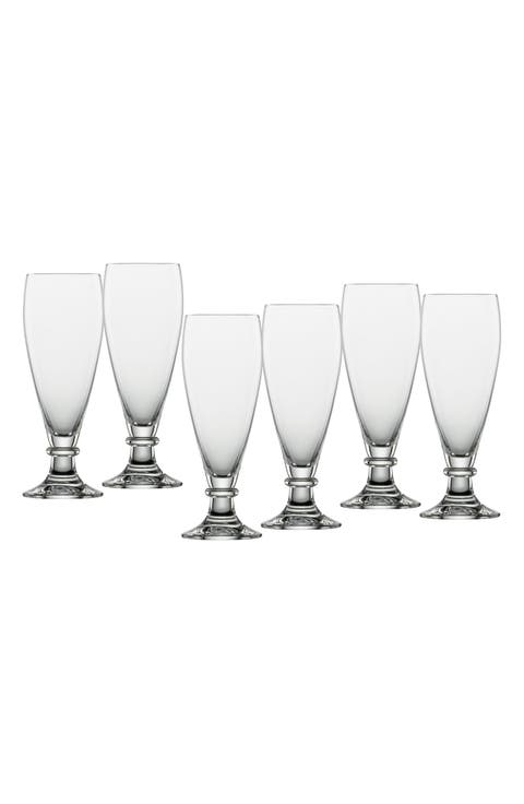 Beer Basic Set of 6 Brussels Pilsner Beer Glasses