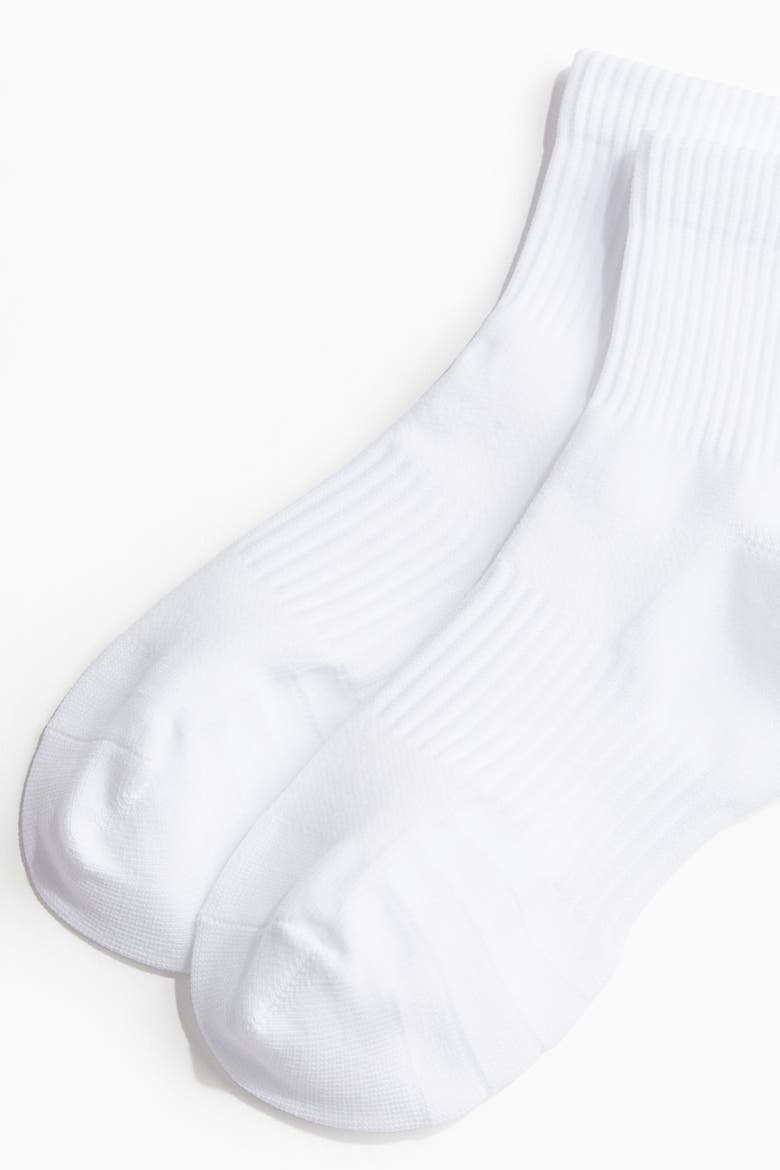 5-pack Sports Socks With Drymove, Alternate, color, White
