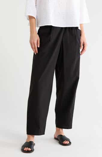 Pleated Lantern Ankle Pants