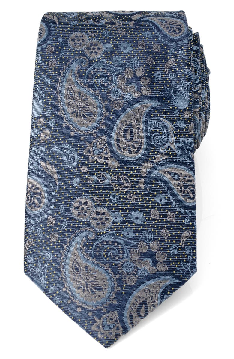 Cufflinks, Inc. Paisley Silk Tie, Main, color, Blue