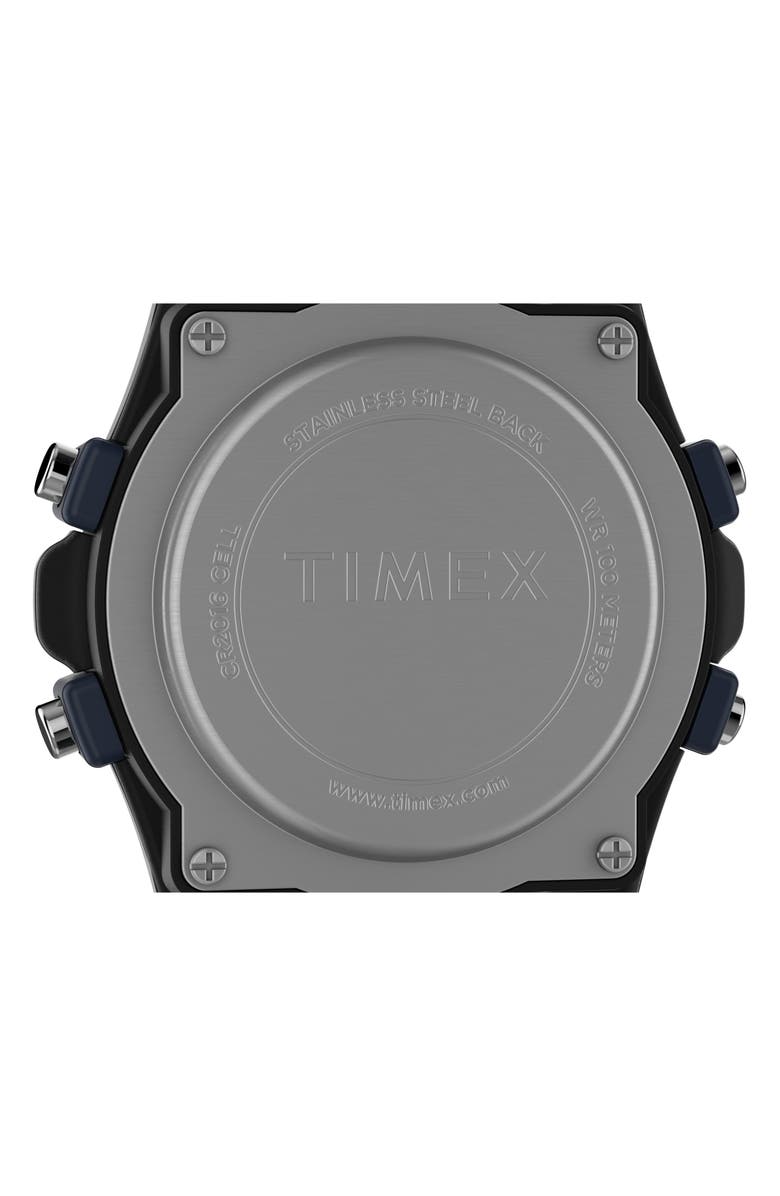 Timex<sup>®</sup> Atlantis Chronograph Fabric Strap Watch, 40mm, Alternate, color, 