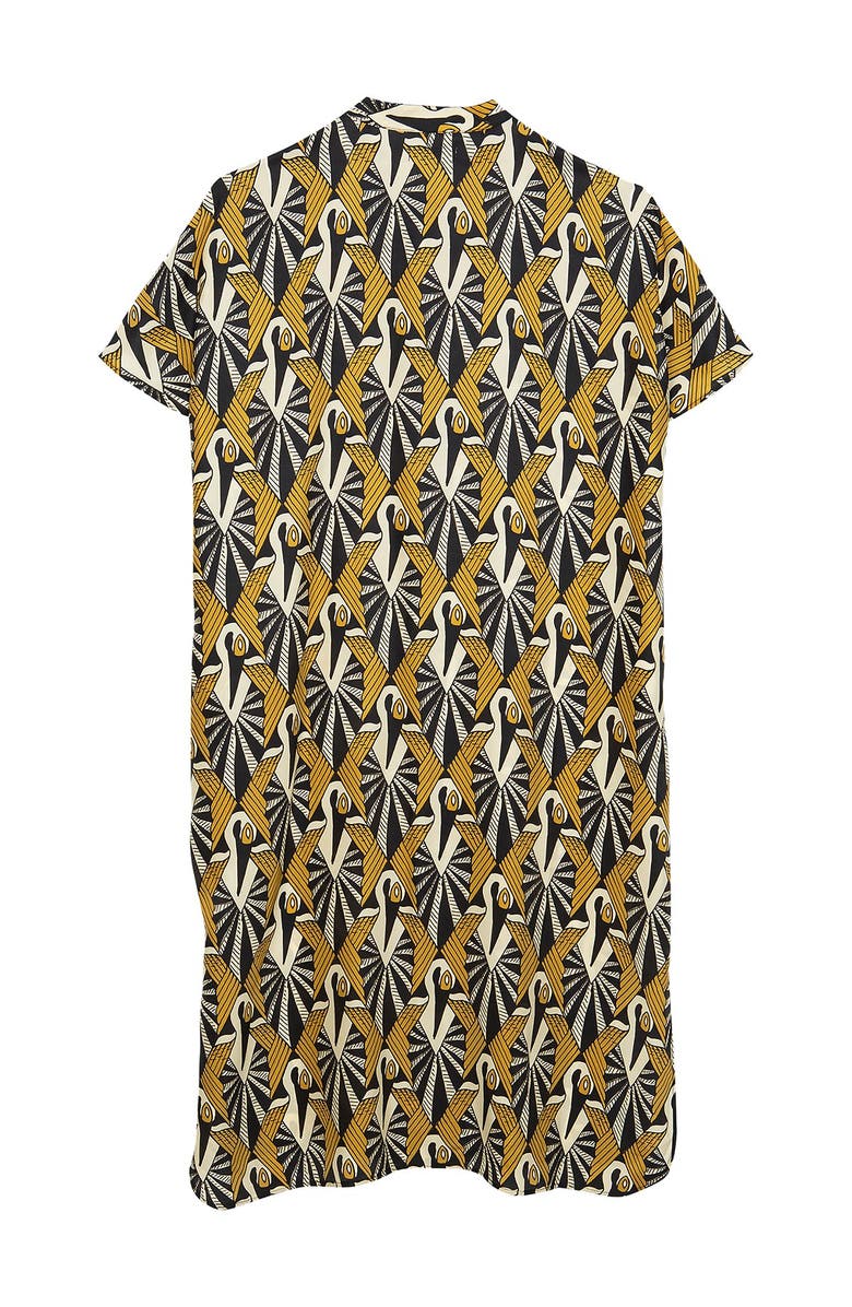 Billy Reid Printed Silk Dress, Alternate, color,