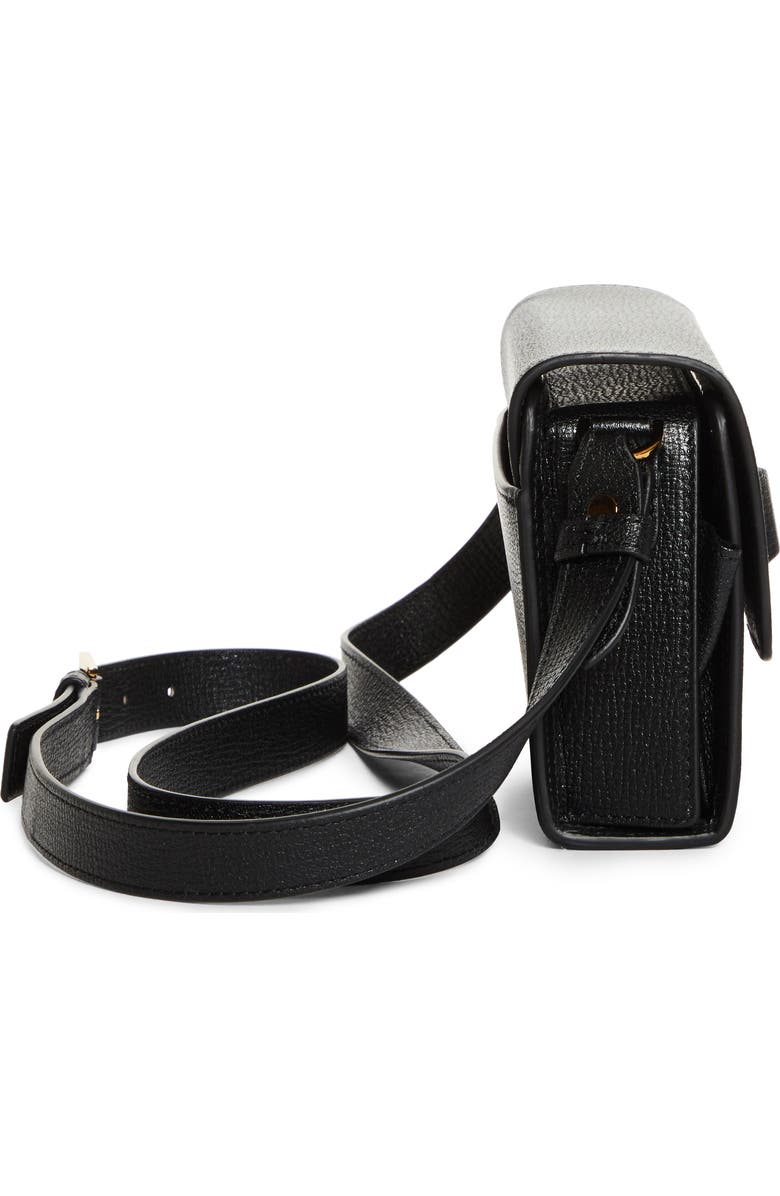 Versace Medusa Biggie Crossbody Bag, Alternate, color, Black-Versace Gold