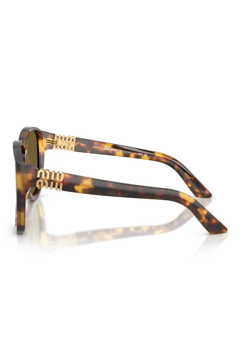 61mm Pilot Sunglasses, Alternate, color, HONEY HAVANA / DARK BROWN