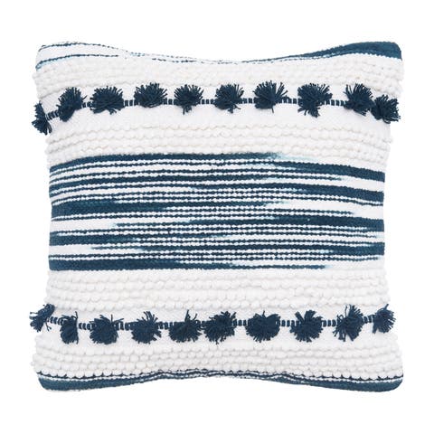 Oriana Tufted Textured Cotton Decorative Throw Pillow