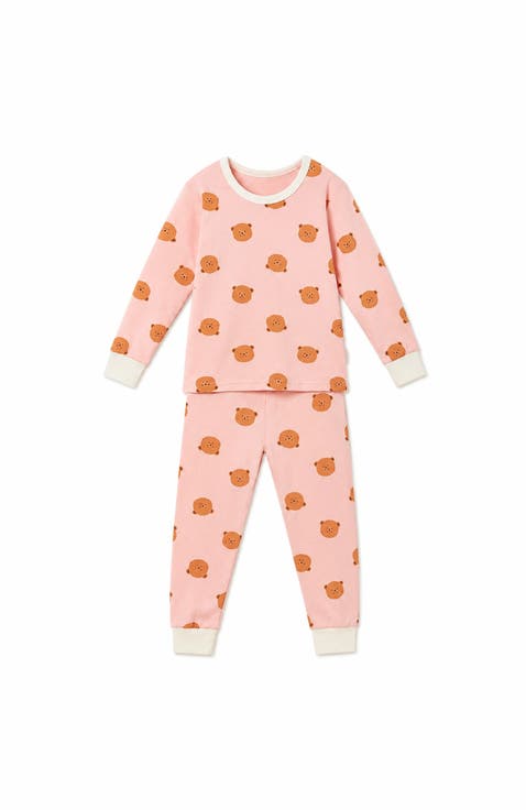 Teddy Bear Long Sleeve Loungewear Set