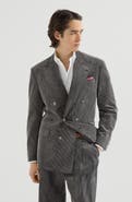 Brunello Cucinelli Frosted cotton corduroy one-and-a-half breasted Tailor blazer with metal buttons