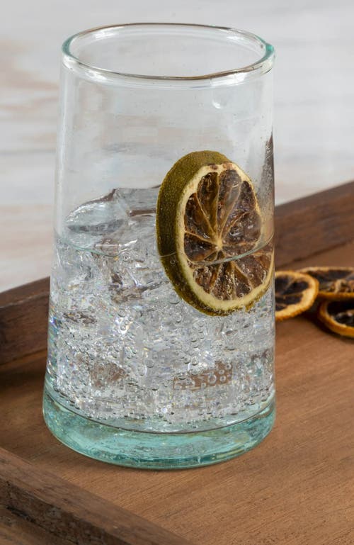 Verve Culture Moroccan Cone Glass Large In Clear