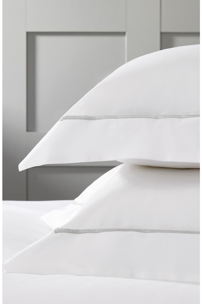 Luxury Savoy Duvet Cover, Alternate, color, SILVER