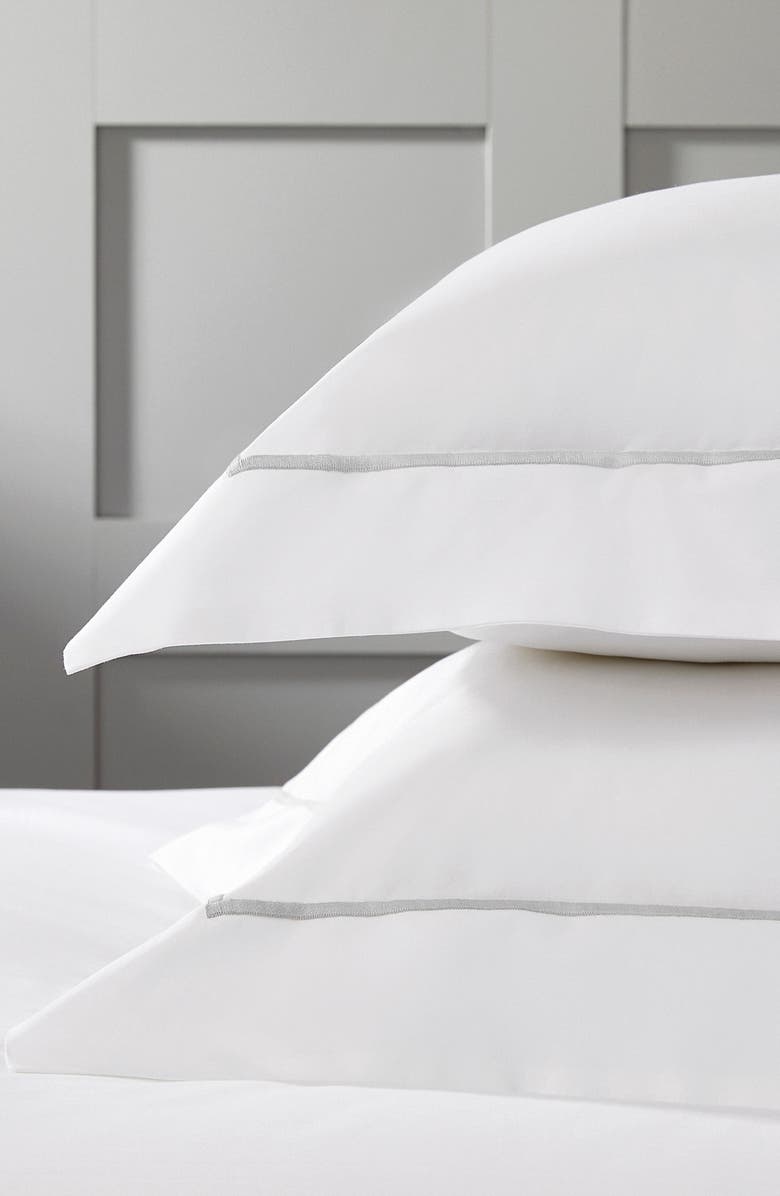 The White Company Luxury Savoy Duvet Cover, Alternate, color, 