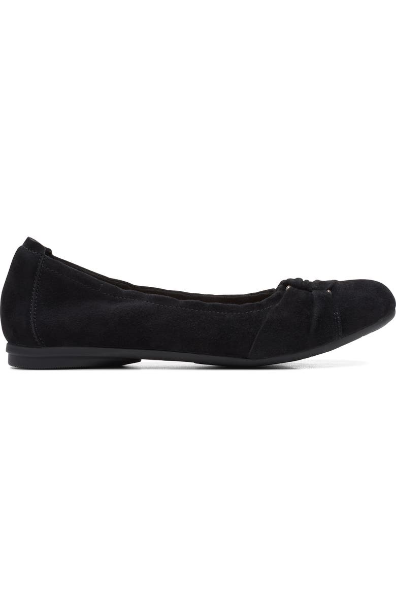 Clarks<sup>®</sup> Rena Step Suede Flat, Alternate, color,