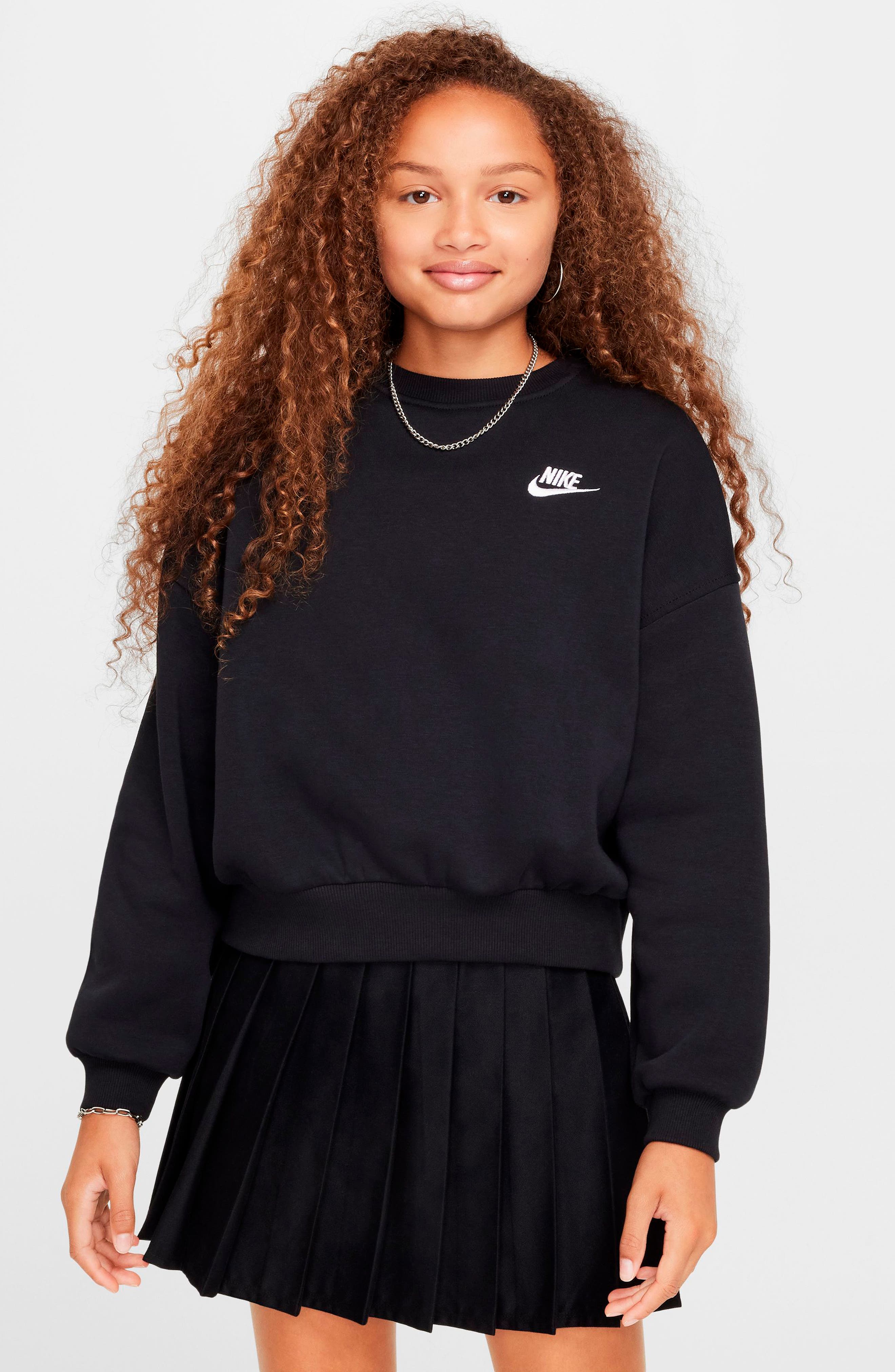 Kids' Sportswear Club Fleece Crewneck Sweatshirt