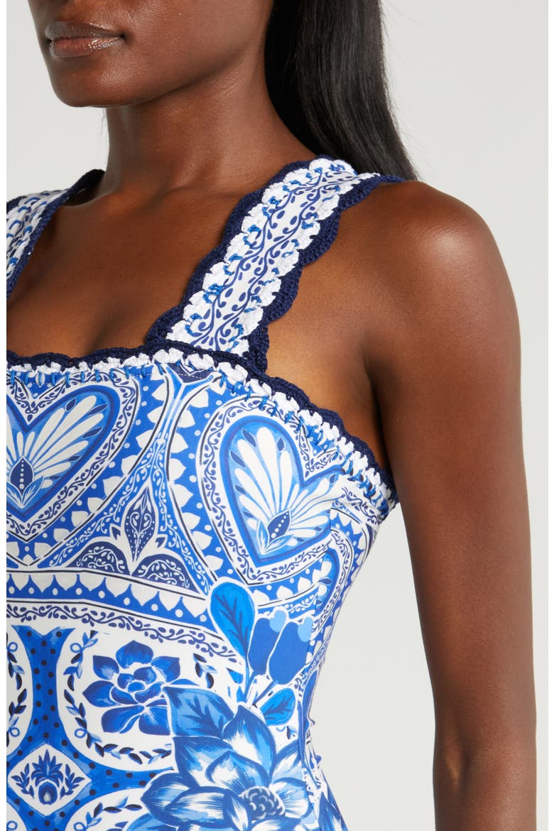 Tile Dream One-Piece Swimsuit, Alternate, color, TILE DREAM MULTICOLOR