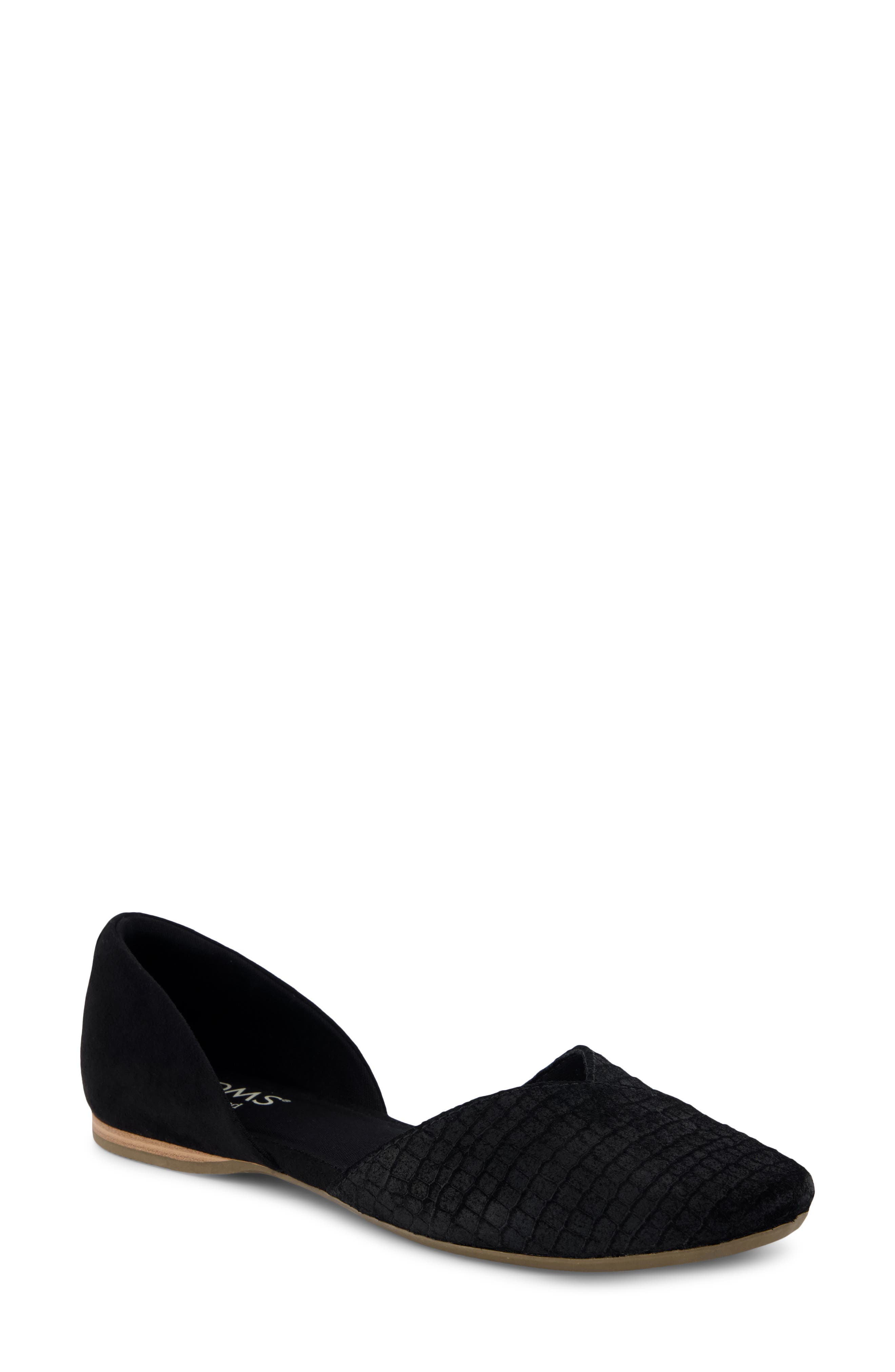 d'Orsay Flat, Main, color, BLACK TEXTURED
