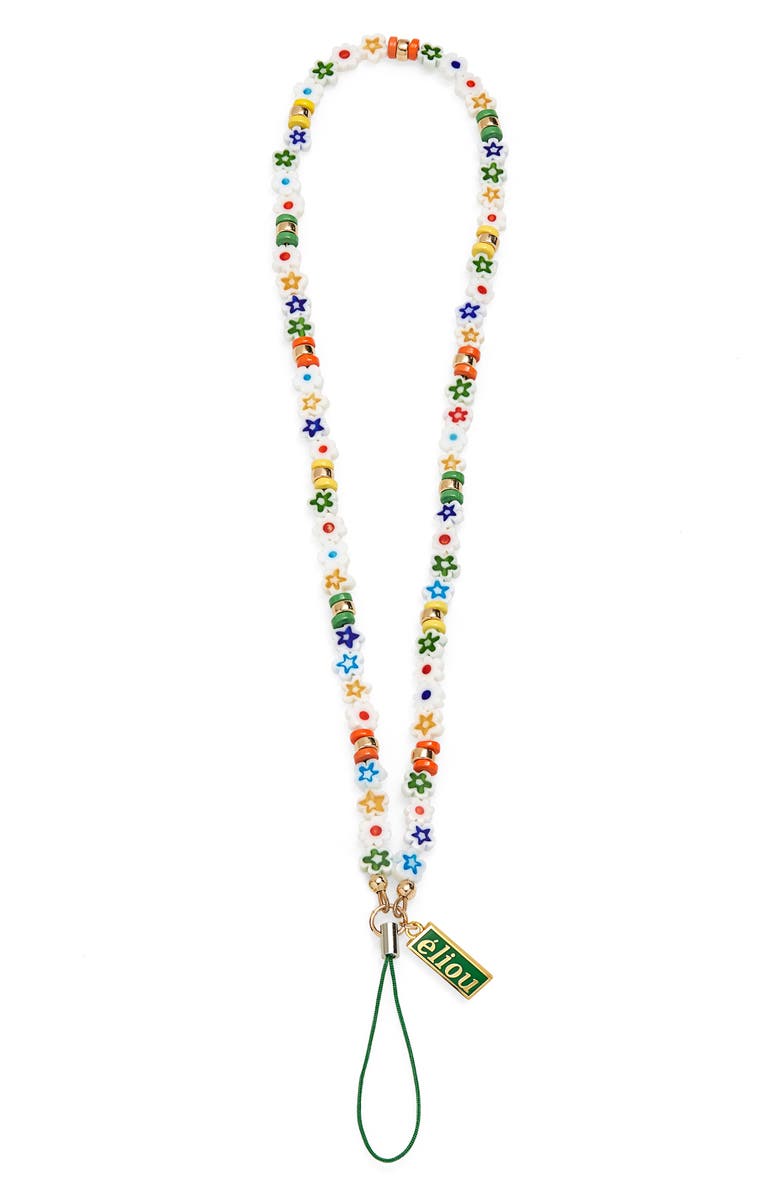 Éliou Tash Millefiori Bead Phone Leash, Main, color,