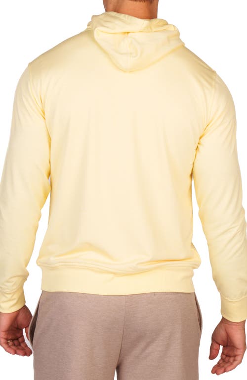 Tailorbyrd French Terry Hoodie In Yellow