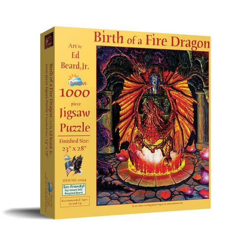 Birth of a Fire Dragon 1000 piece Jigsaw Puzzle for Adults