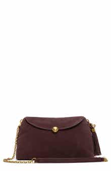 Gigi Faux Suede Clutch