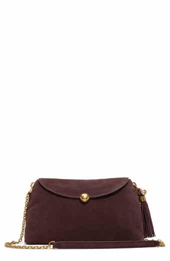 Gigi Faux Suede Clutch