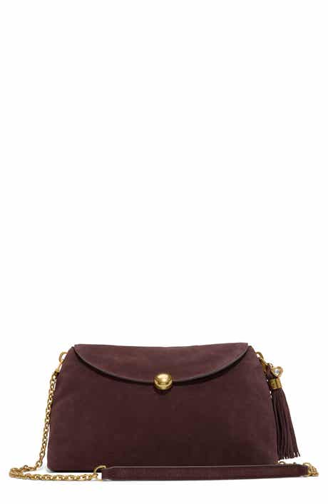 Gigi Faux Suede Clutch