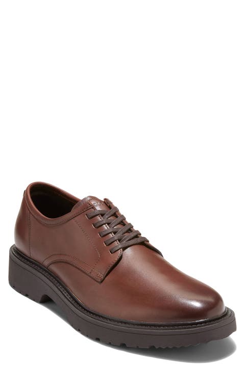 Broome Grand Lug Sole Plain Toe Oxford