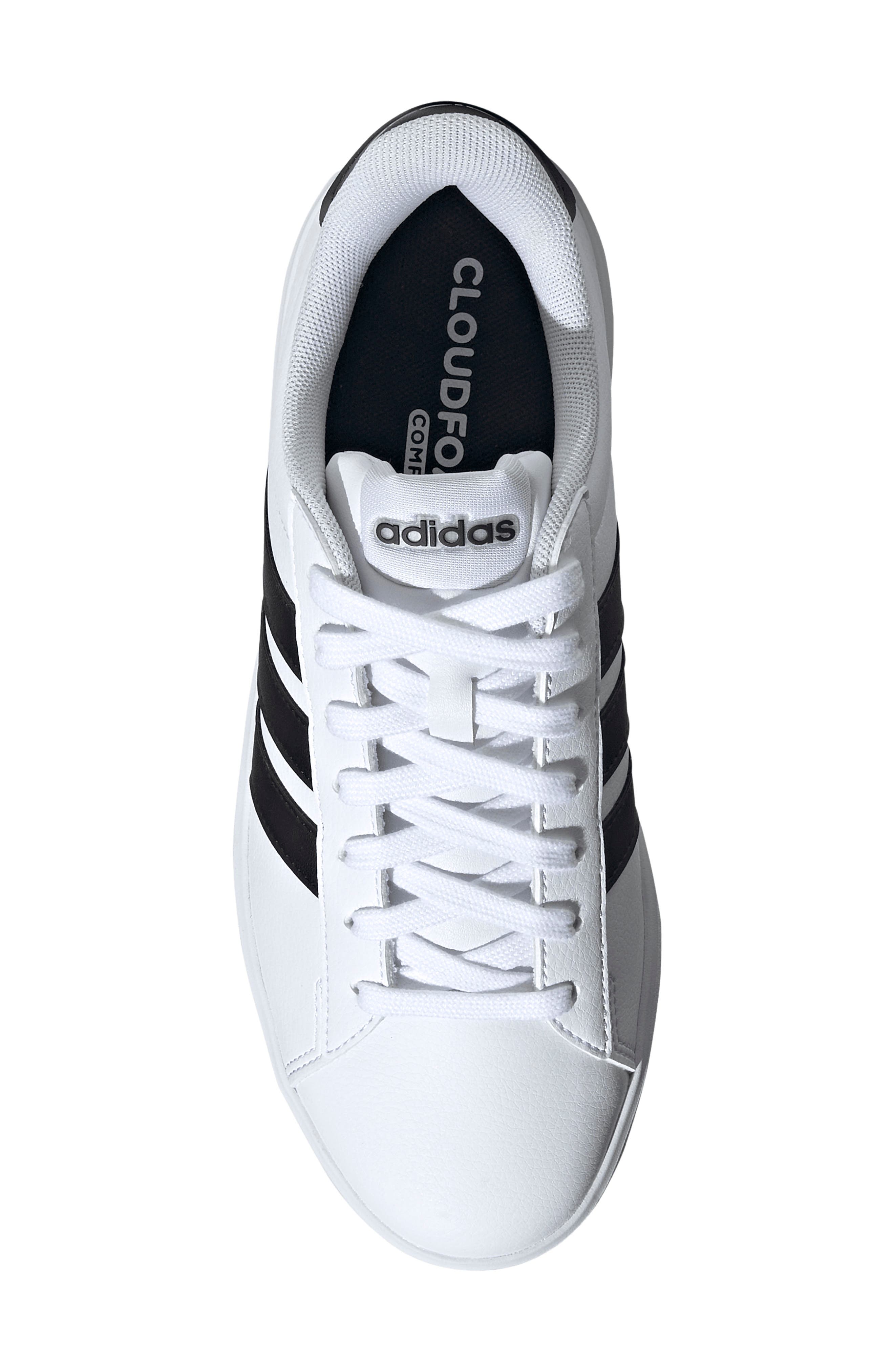 Grand Court 3.0 Sneaker, Alternate, color, WHITE/ CORE BLACK/ WHITE