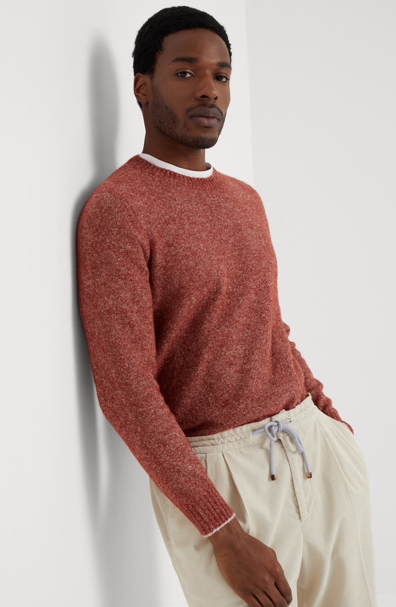 Brunello Cucinelli Knop yarn sweater, Alternate, color, 