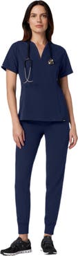 JAANUU Silex Women's 6-Pocket Slim Mid-Rise Scrub Jogger
