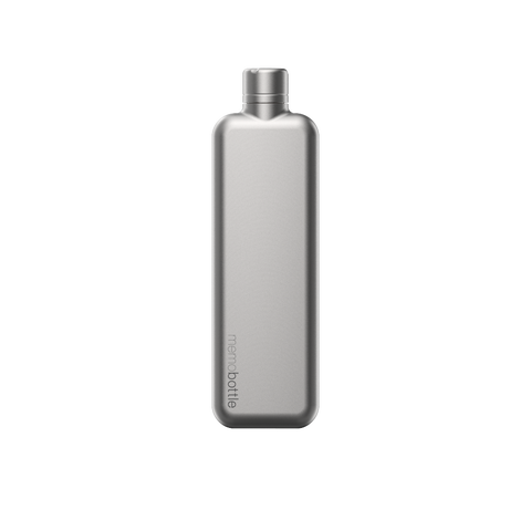 Slim Memobottle - Stainless Steel