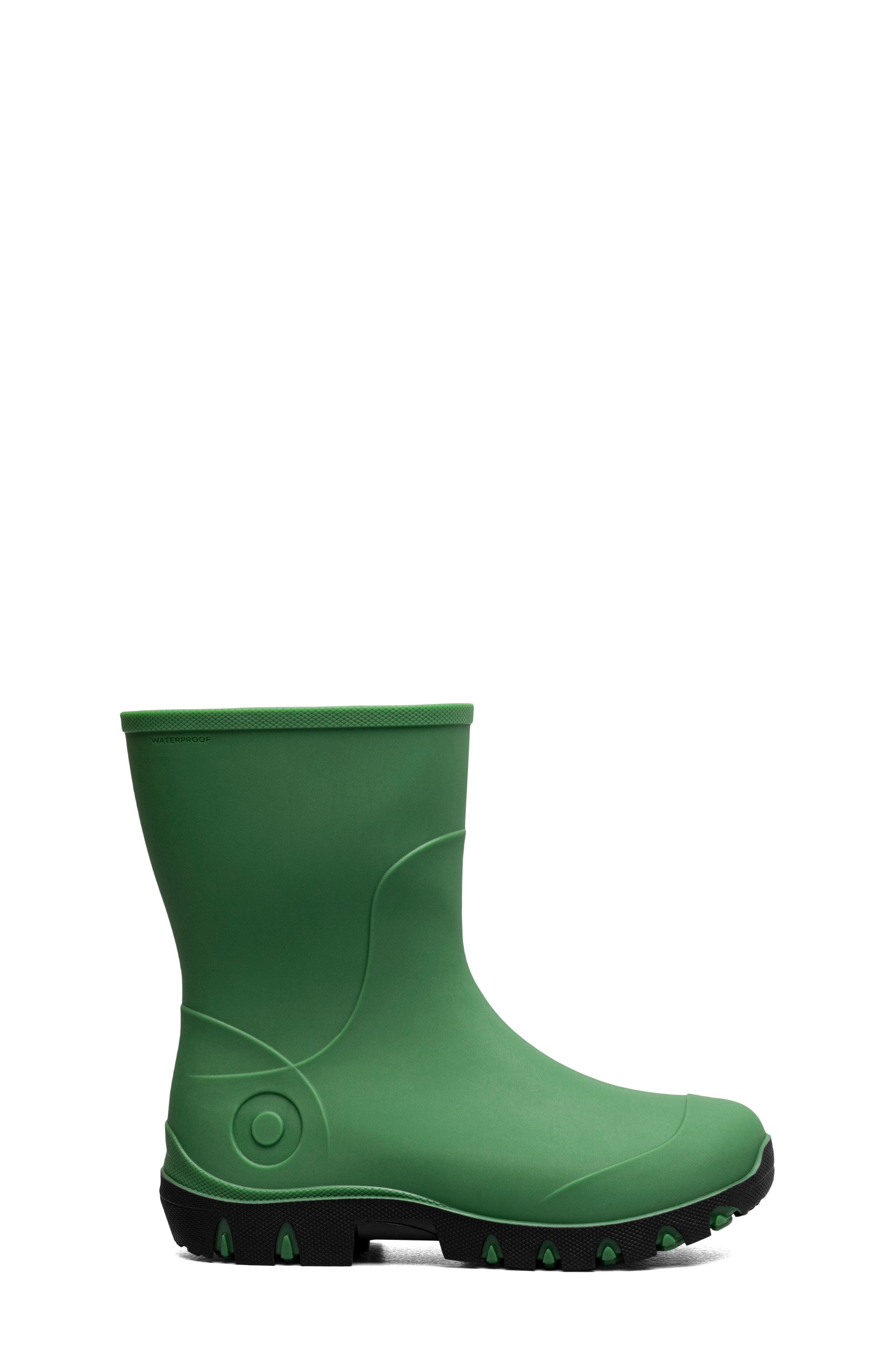 Kids' Essential Mid Waterproof Rain Boot, Alternate, color, GRASS