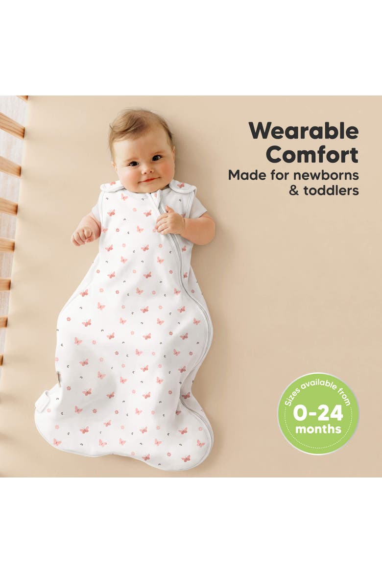 2-Pack Soothe Sleep Sacks 1.5 TOG, Alternate, color, Butterflies