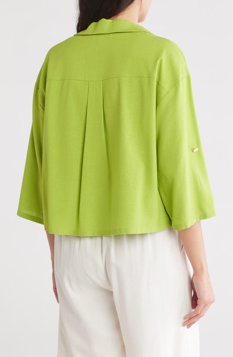 Gemma + Jane Half Sleeve Shirt, Alternate, color, Green