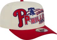 New Era Men's New Era Cream/Red Philadelphia Phillies Classic A-Frame 9FIFTY Snapback Hat
