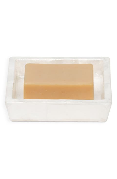 Andria Pearlized Soap Dish