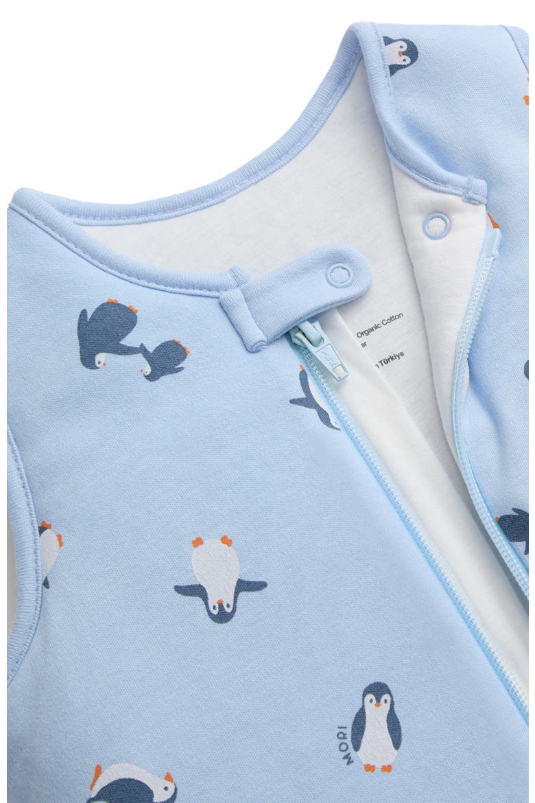 Printed Front Opening Sleeping Bag 2.5 Tog - Baby, Alternate, color, Penguins Print