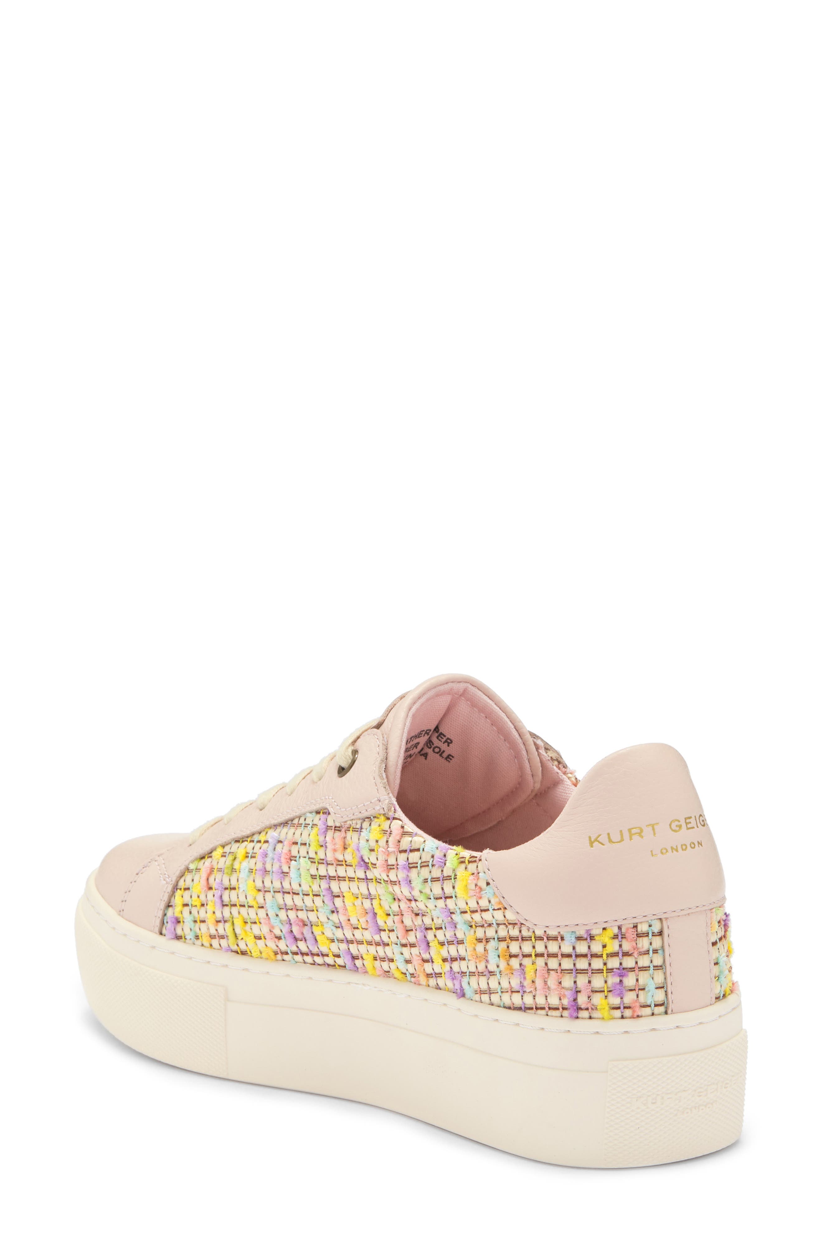 Kurt Geiger London Greenwich Platform Sneaker, Alternate, color, Light/ Pastel Pink