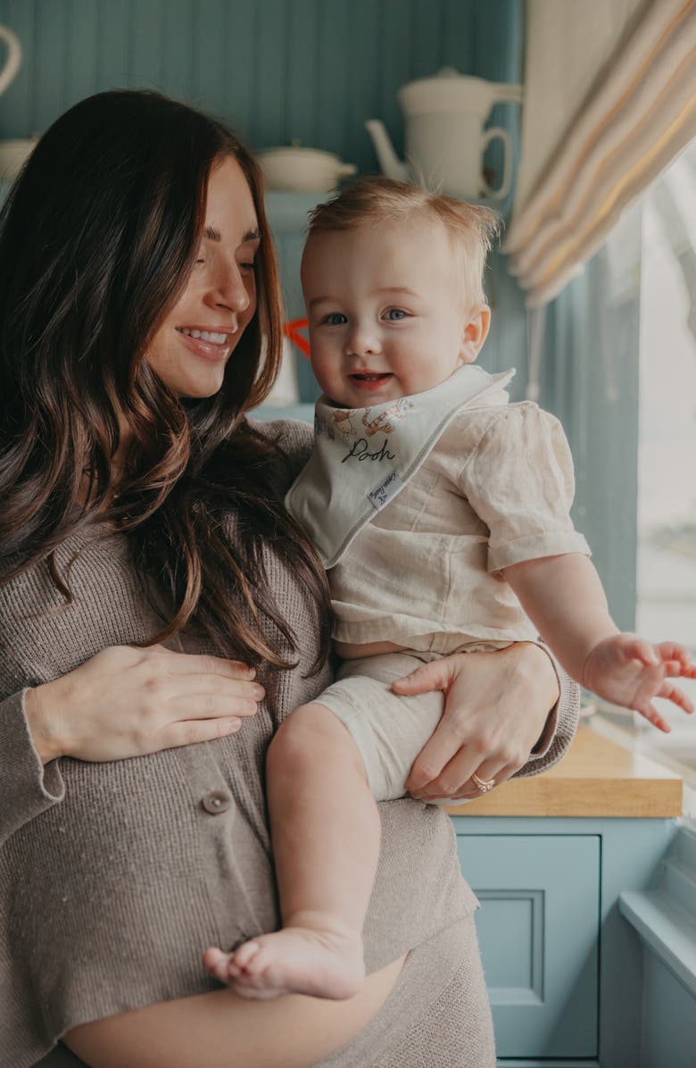 Copper Pearl Hundred Acre Wood Assorted 4-Pack Bandana Bibs, Alternate, color,