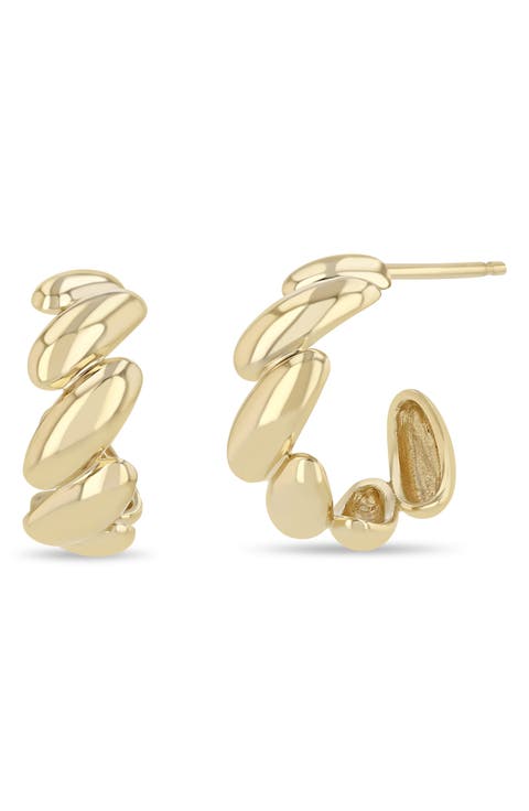 San Marco Huggie Hoop Earrings