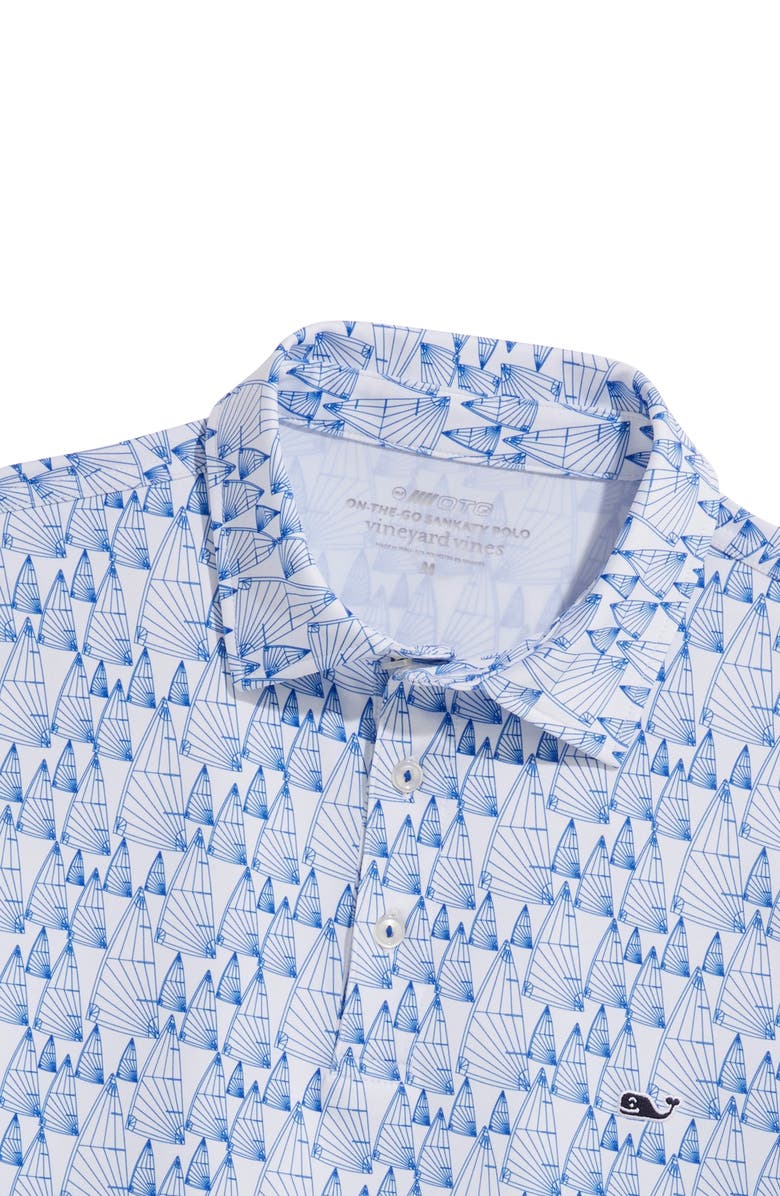 vineyard vines Nautical Print Sankaty Polo, Alternate, color,