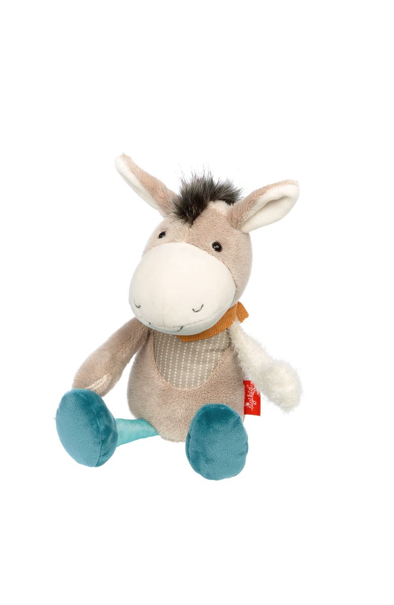 sigikid Patchwork Donkey Plush Toy, Main, color, Multicolored