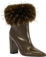 AZALEA WANG Borough Faux Fur Bootie