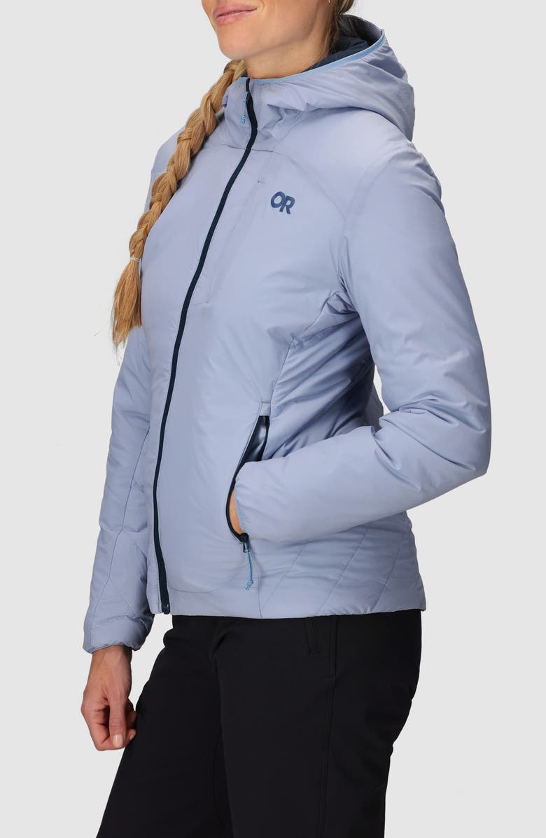 Outdoor Research Vesper Insulated Hooded Jacket, Alternate, color, Fjord