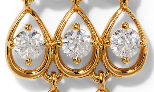 Nadri It Girl Kite Cubic Zirconia Drop Earrings In Gold