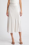 Rails Anya Satin Midi Skirt