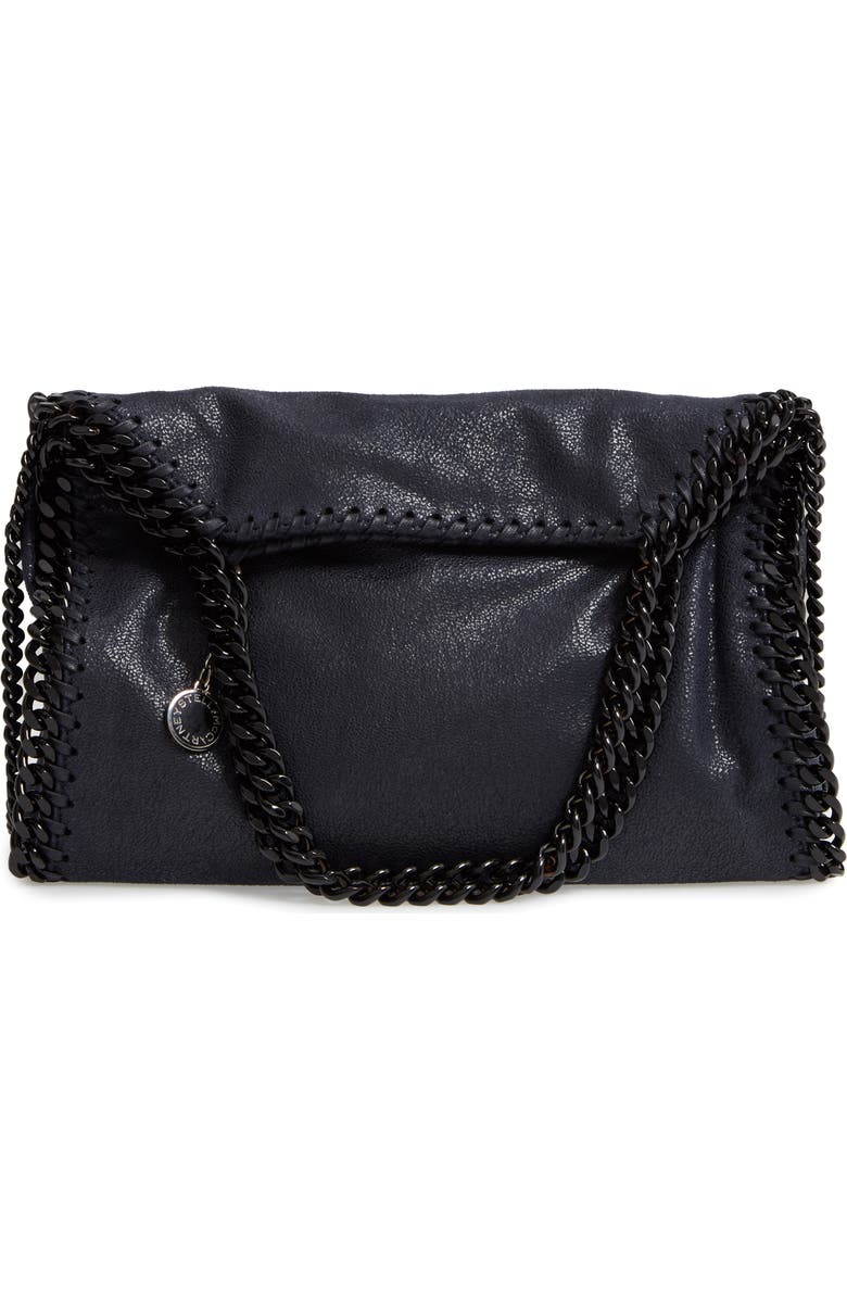 Stella McCartney Mini Falabella Shaggy Deer Faux Leather Tote, Alternate, color,