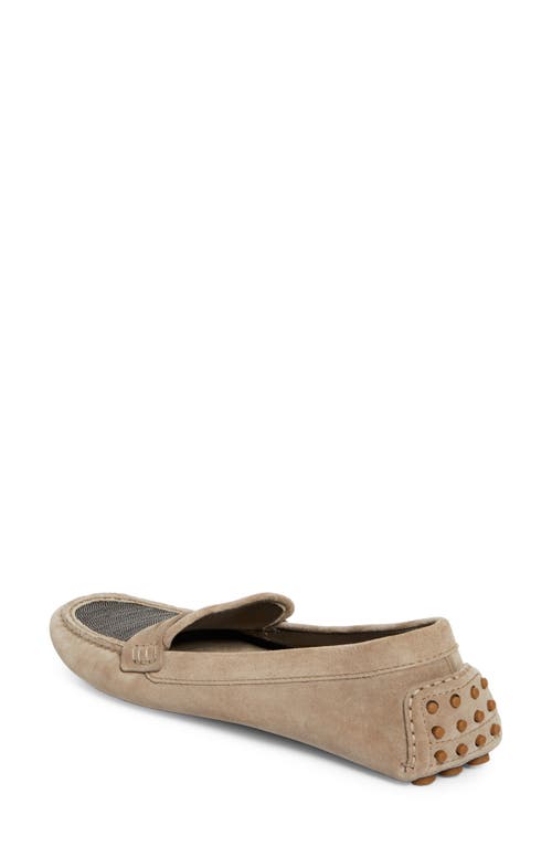 Brunello Cucinelli Monili Driving Shoe In C5859 Dark Beige