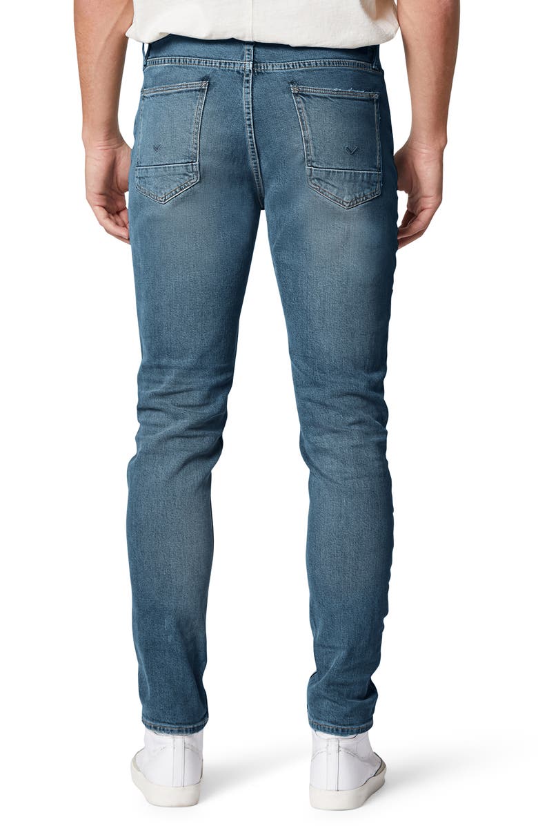 Hudson Jeans Zack Ripped Skinny Fit Jeans, Alternate, color, 