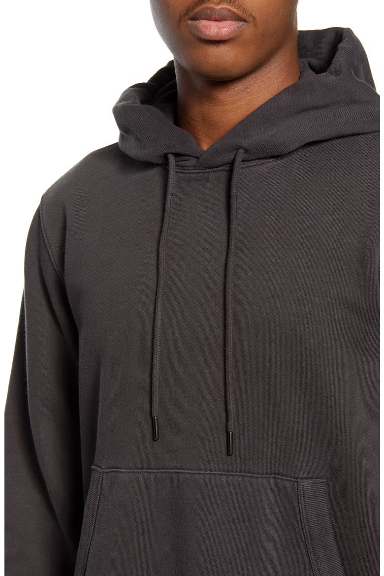 Hooded Sweatshirt, Alternate, color, BLACK COAL