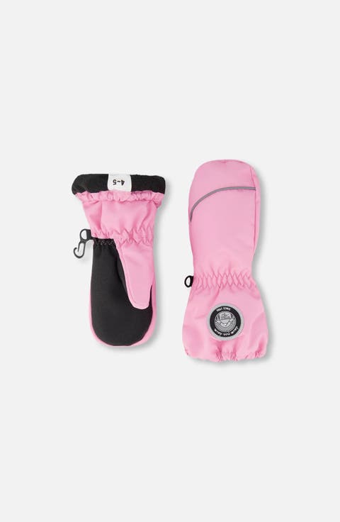 Girl Winter Mittens Play (Toddler & Little Kid)