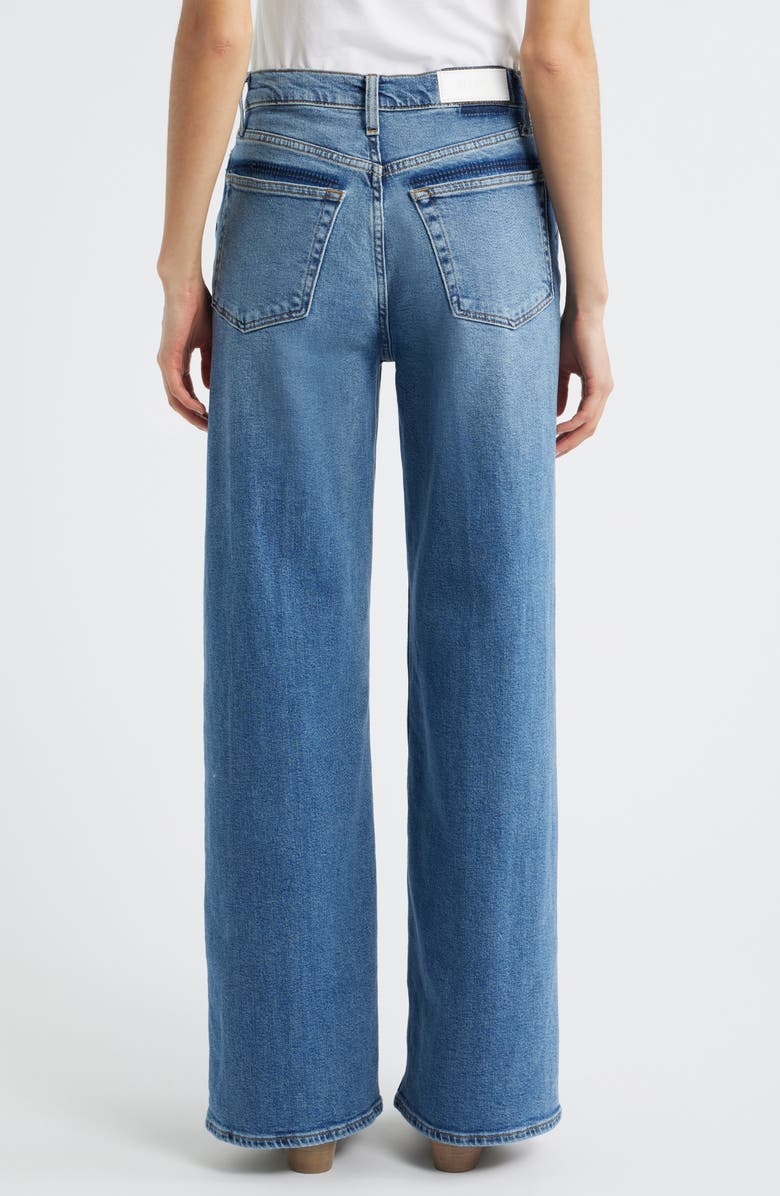 Re/Done High Waist Wide Leg Jeans, Alternate, color, Mid70sshadow